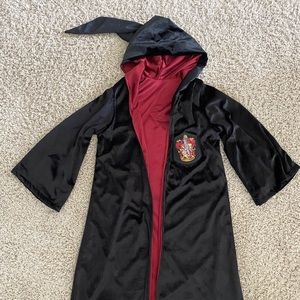 Kids Harry Potter Griffindor black cape fully lined